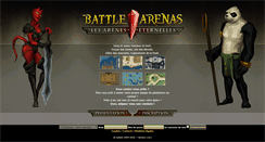 Desktop Screenshot of battle-arenas.net
